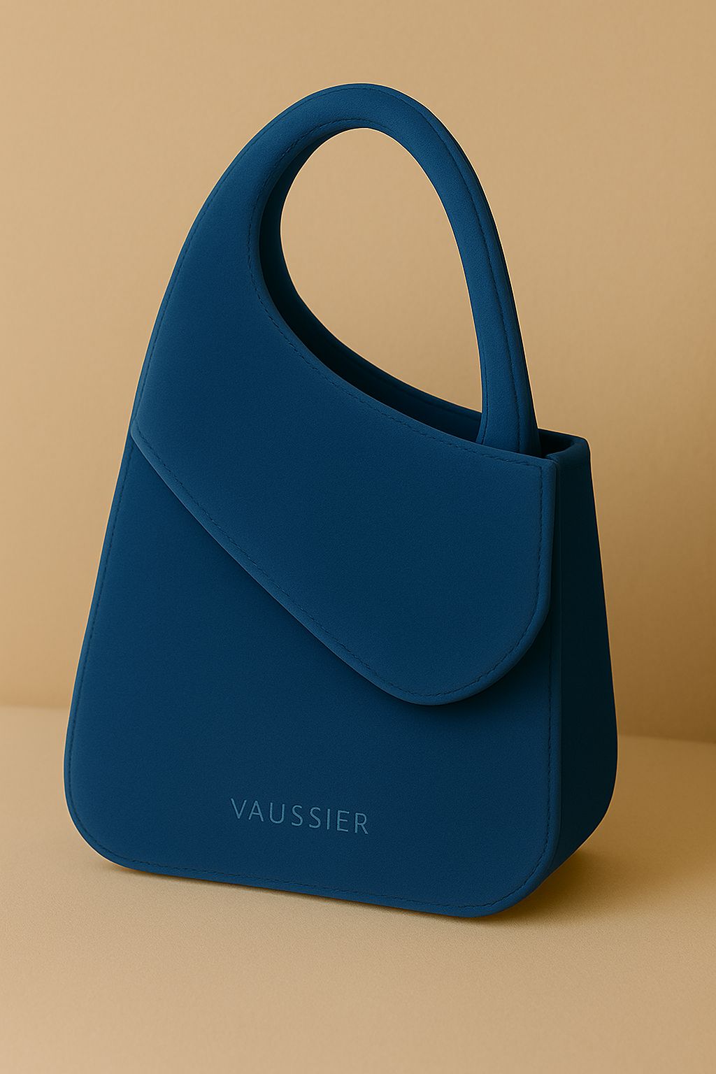 Ondine Cuir de Daim Bleu Theodore Vaussier