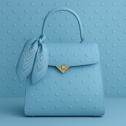 Reine Autruche Bleu Bébé Theodore Vaussier