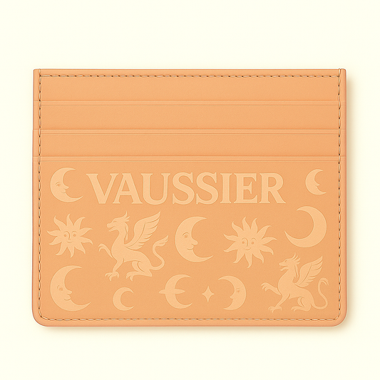 Vaussier Lunara porte-cartes Peche - Theodore Vaussier