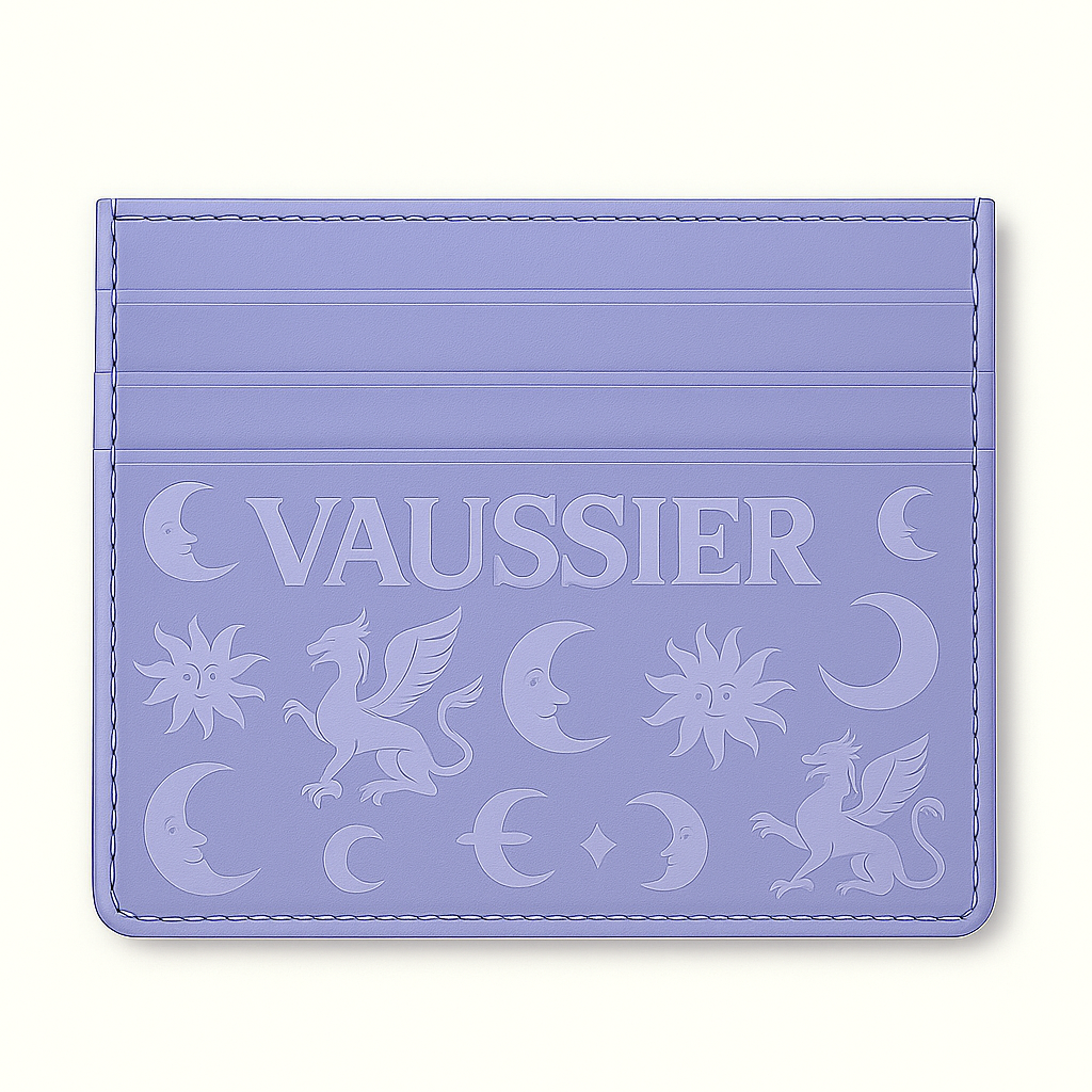Vaussier Lunara porte-cartes Pervenche - Theodore Vaussier