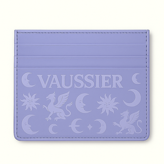 Vaussier Lunara porte-cartes Pervenche - Theodore Vaussier