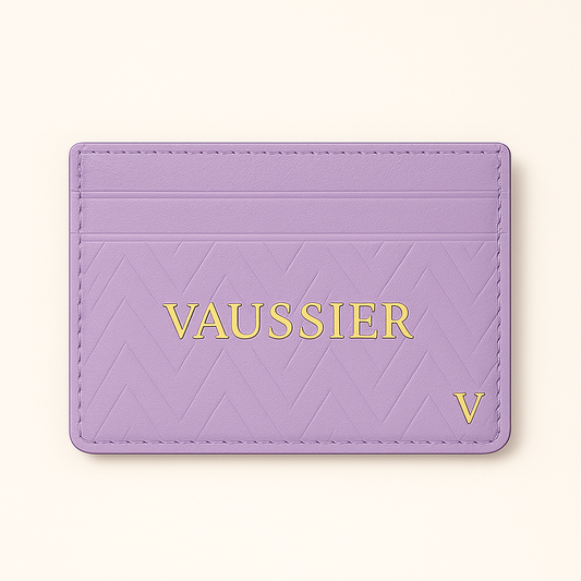 Vaussier Triomphe Porte-Cartes Violet - Theodore Vaussier