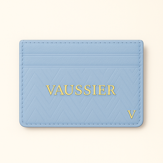 Vaussier Triomphe Porte-Cartes Bleu Bebe - Theodore Vaussier
