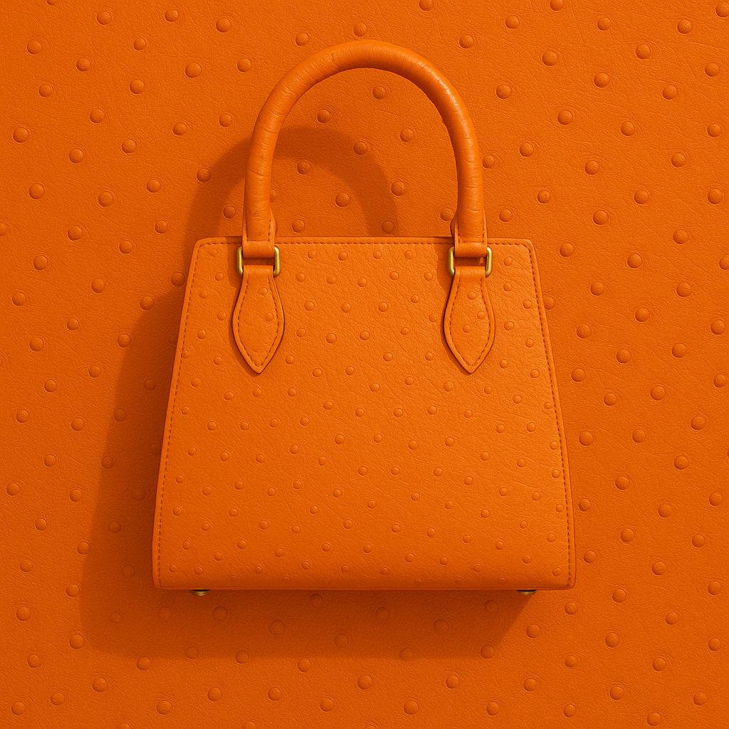 Dianna 25 - Orange Autruche Theodore Vaussier