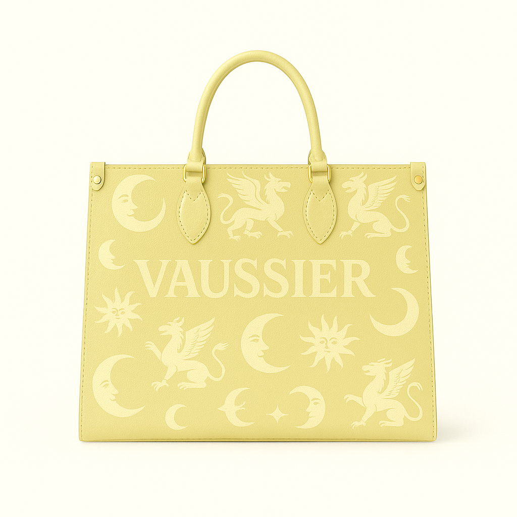 Vaussier Lunara Tote Jaune Pastel