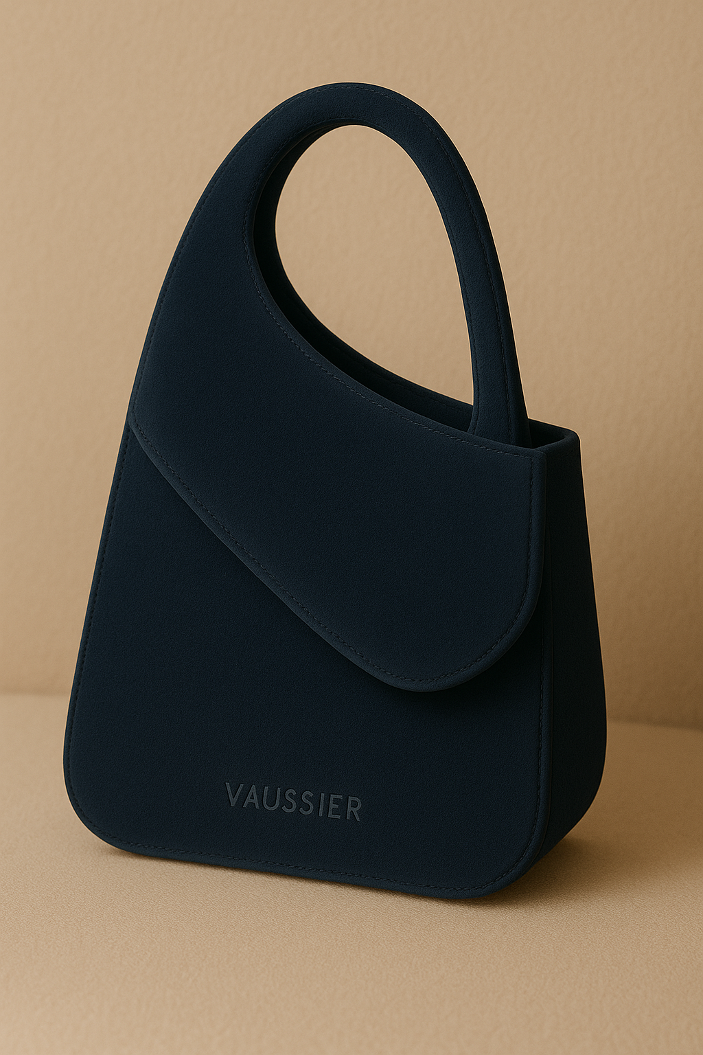 Ondine Cuir de Daim Noir Theodore Vaussier